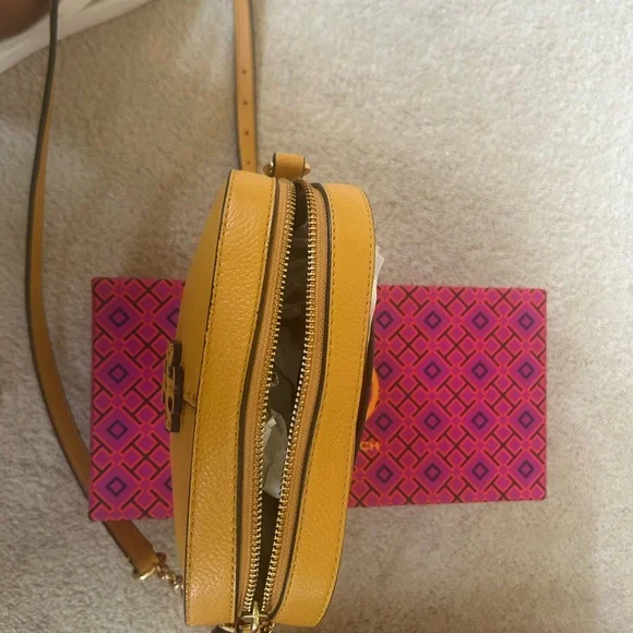 Tory Burch Yellow Crossbody Bag - Picture 1 of 4